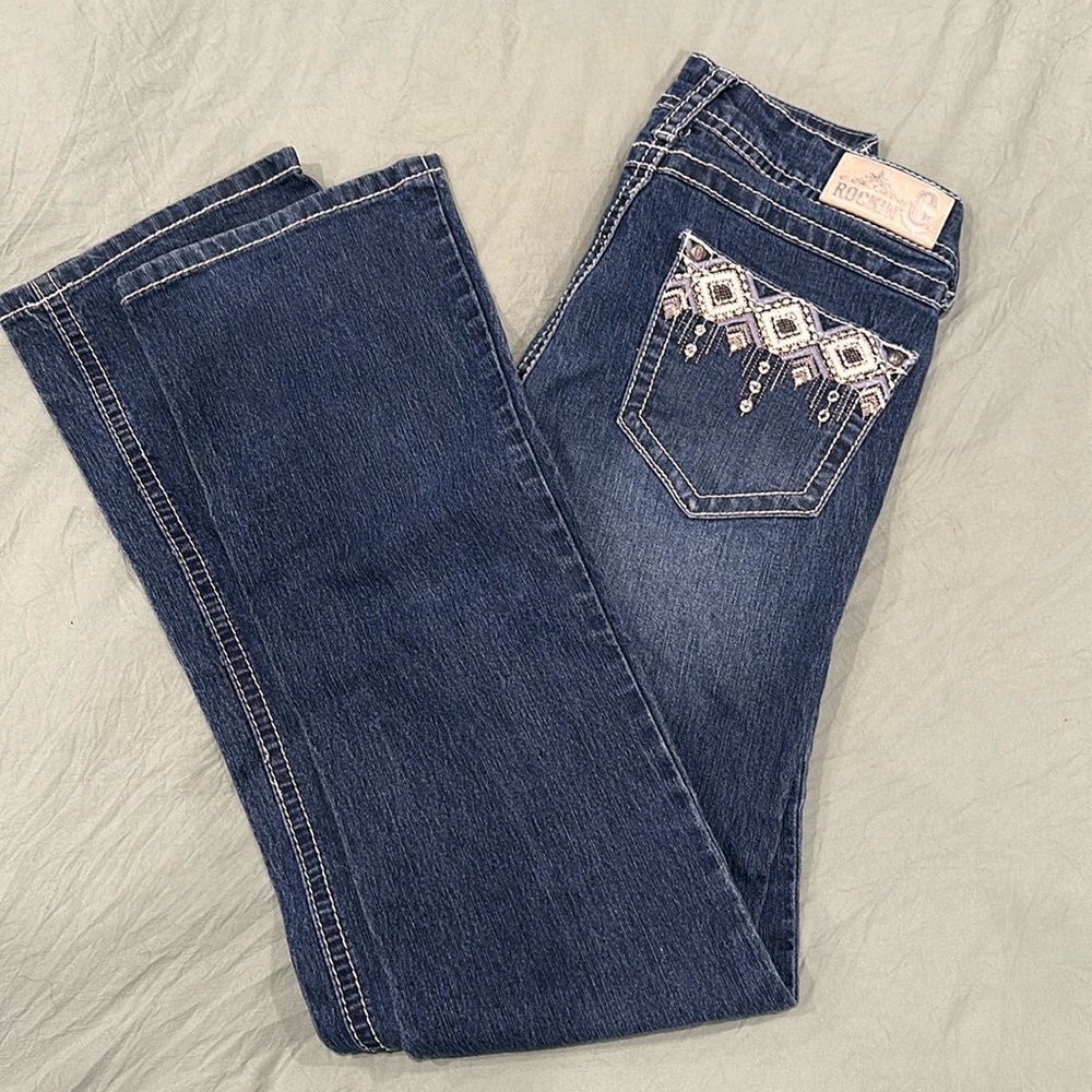 Rocking C Midrise bootcut jeans